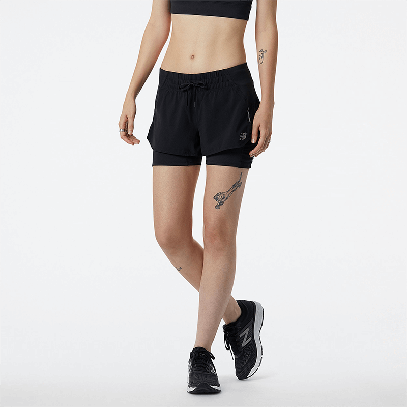 

Női rövidnadrág New Balance WS21270BK – fekete