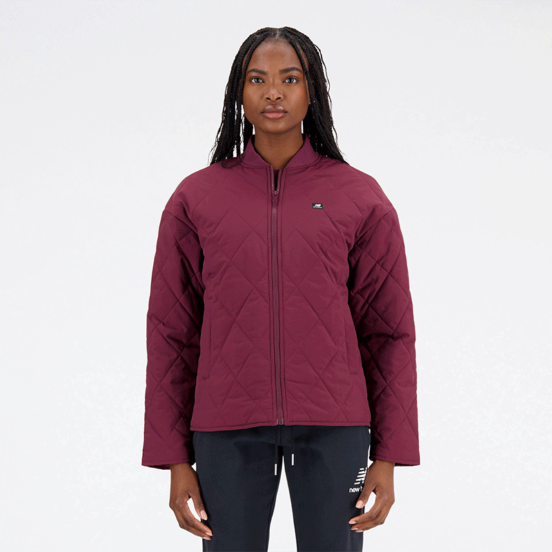 

Női dzseki New Balance WJ33504NBY – bordó