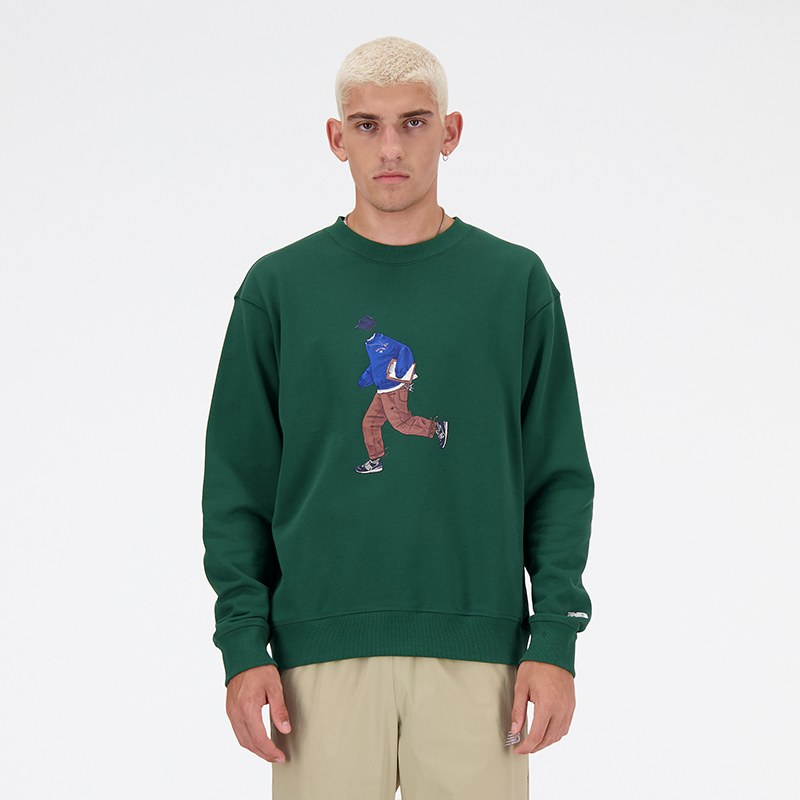 

Férfi felső New Balance MT41538NWG – zöld