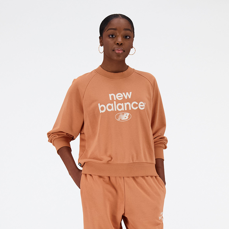 

Női felső New Balance WT31508SEI – barna