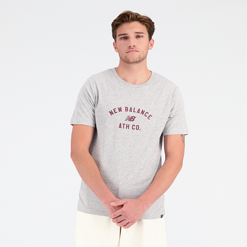 

Férfi póló New Balance MT31907AG – szürke